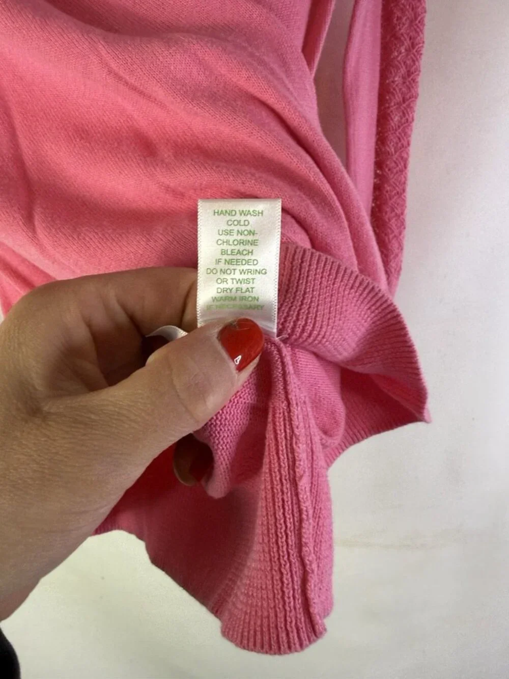 Lilly Pulitzer Sweater Cotton Lightweight Crochet Contrast - Picture 8 of 11